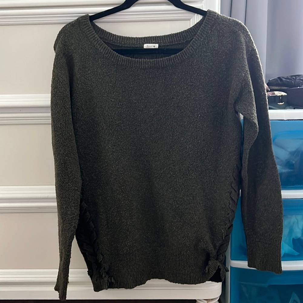 Garage Green Sweater